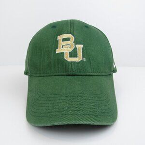 Baylor University Bears Cap Nike Green & Gold Embroidery Swoosh Flex Fitted Men'